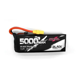 cnhl série noire 11.1v 3s 5000mah batterie lipo 65c avec prise xt90