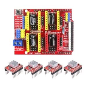 cnc shield v3 + 4 driver a4988 cnc shield v3 + 4 driver a4988