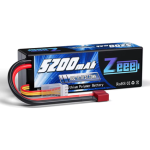batterie lipo 5200mah 11.1v 80c zeee 3s prise deans
