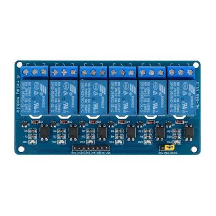 5v 6 channel relay module