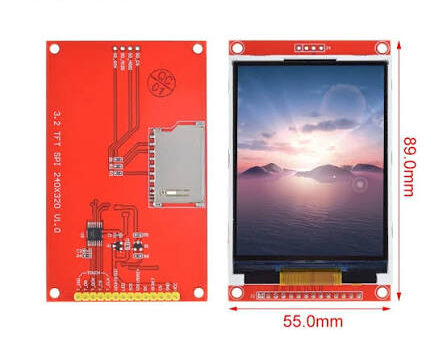 écran tactile tft de 3.2 pouces st7789 withtouch 14p