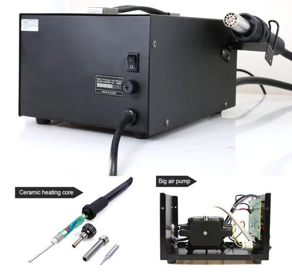 station de soudage a air chaud 650w best 702d